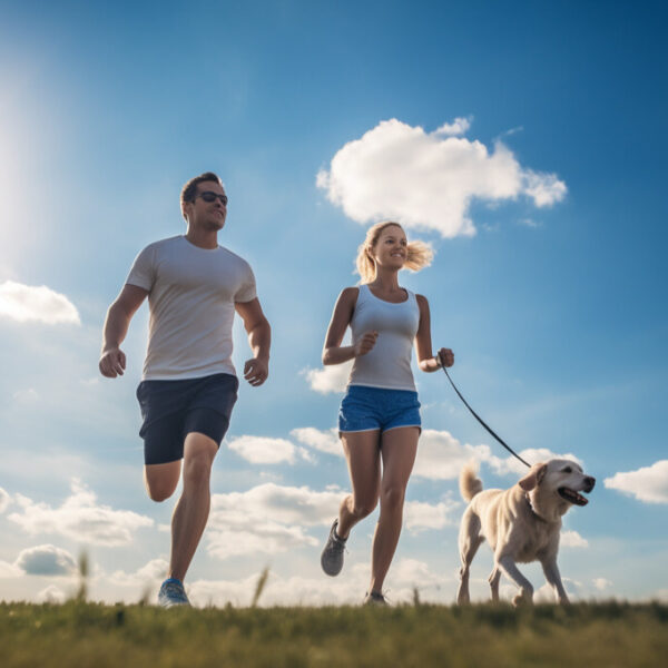 愛犬とのアクティブな一歩：フレキシの伸縮リードで安全なジョギング体験